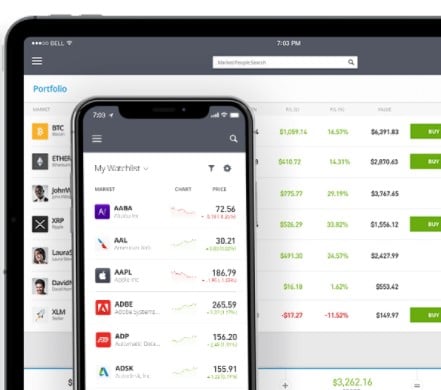 etoro obchodovací platforma