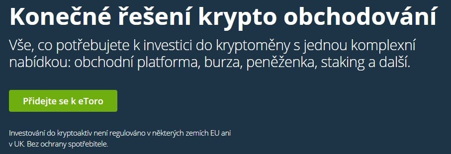 investice do bitcoinu přes platformu eToro